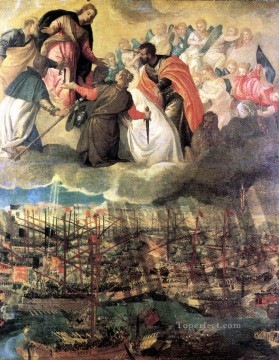 パオロ・ヴェロネーゼ Painting - レップの戦い ルネッサンス パオロ・ヴェロネーゼ
